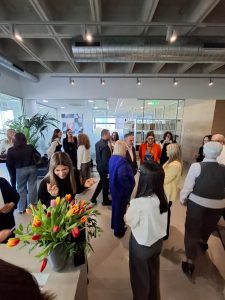 Wide view of guests at Pyrgou Vakis Leadership Presentation