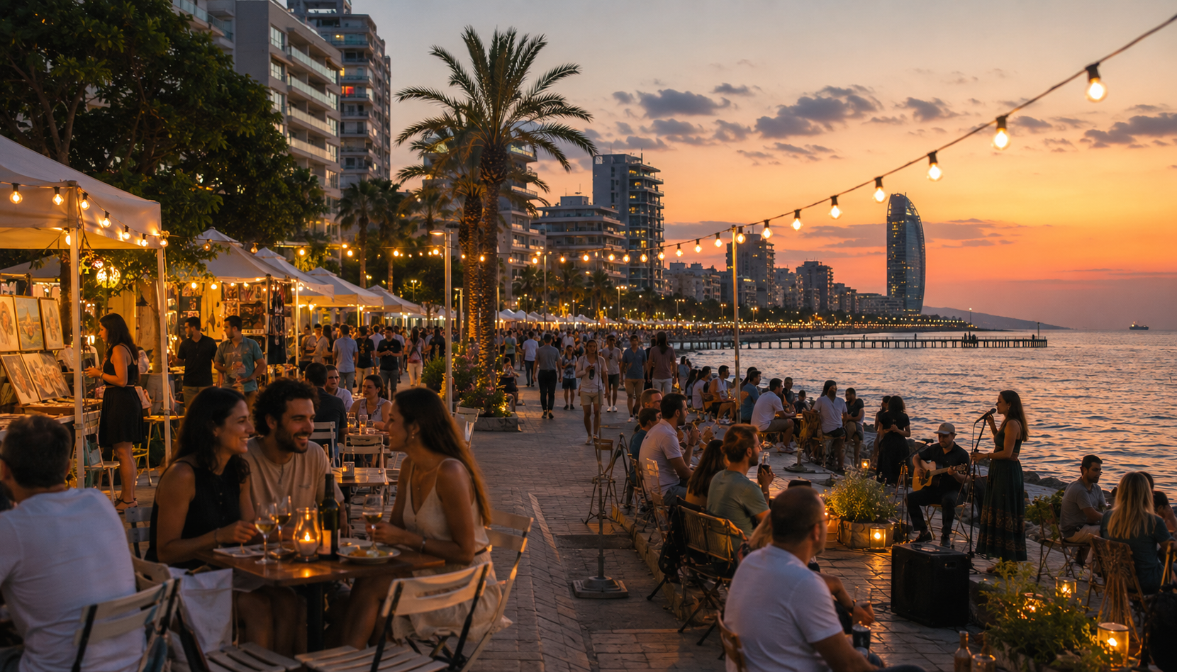 Relocation to Cyprus - Festival at Limassol Marina
